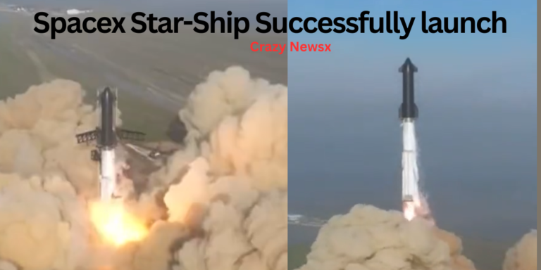 Spacex Star-Ship Successfully launch