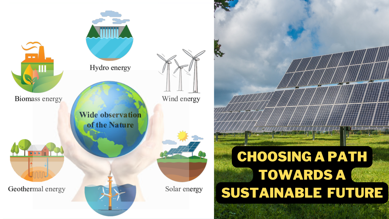 Choosing a path towards a sustainable future: fossil fuels