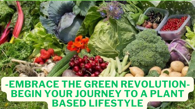 Begin your Journey to a Plant Based Lifestyle Crazy-health 2023: Embrace the Green Revolution: